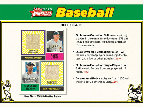Topps Heritage Baseball 2025 - Value Box