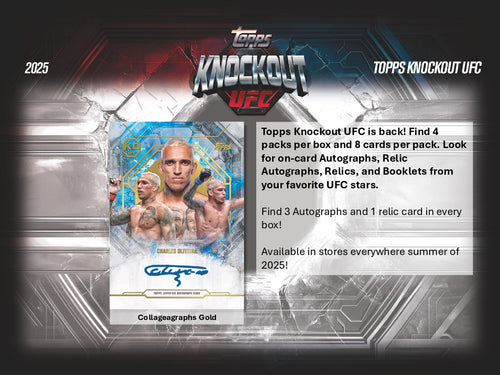 Topps UFC Knockout 2025 - Hobby Box