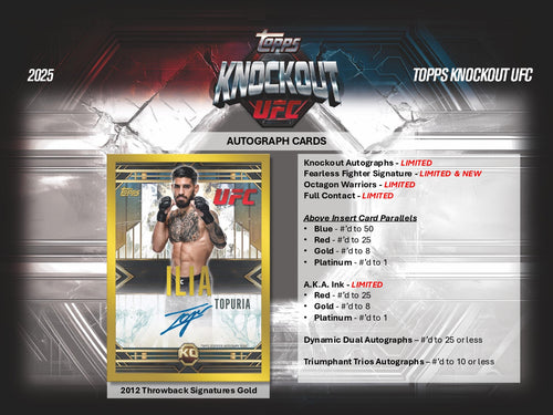 Topps UFC Knockout 2025 - Hobby Box
