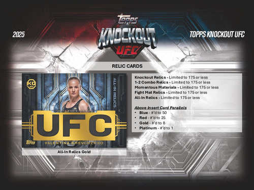 Topps UFC Knockout 2025 - Hobby Box