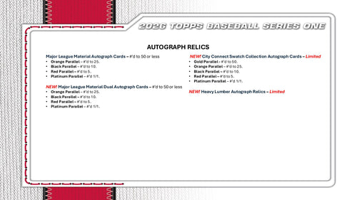 Topps MLB Baseball Series 1 2026 - Value Box