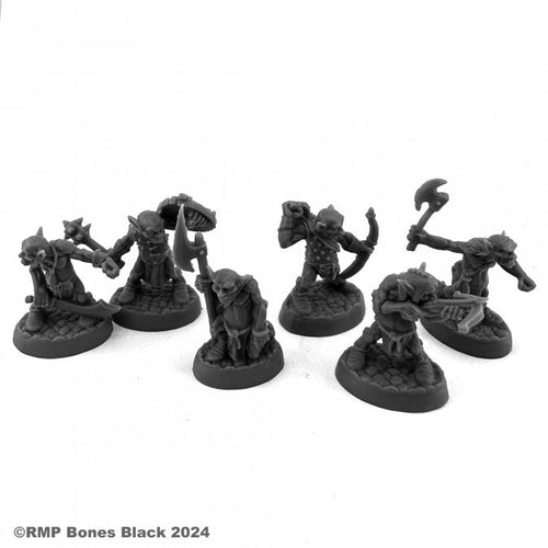 Reaper Bones Black: Goblins 6 stk.