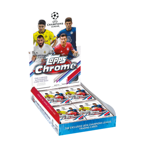 Fodboldkort Topps Chrome UEFA Champions League 2020/21 - Hobby Box