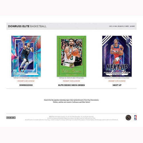 Panini Donruss Elite NBA Basketball 2023/24 - Hobby Box