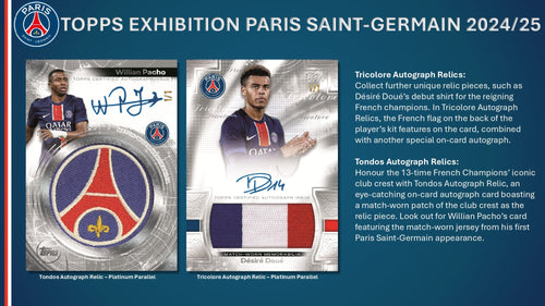 Topps Paris Saint-Germain Exhibition 2024/25