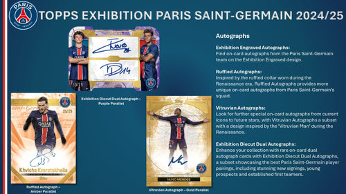 Topps Paris Saint-Germain Exhibition 2024/25
