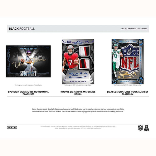 Panini Black NFL Football 2024 - Hobby Box