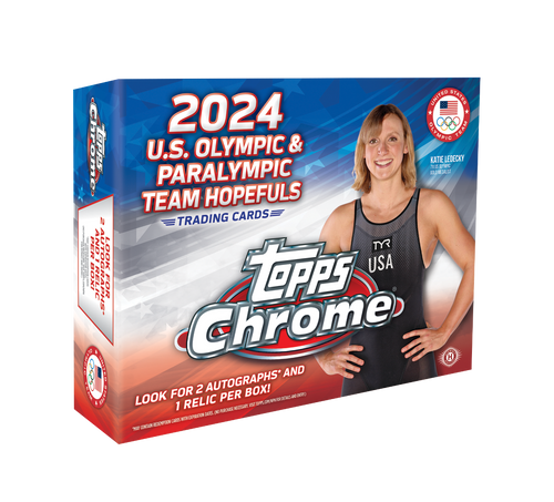 Topps Chrome US Olympic & Paralympic Hopefuls 2024 - Hobby Box