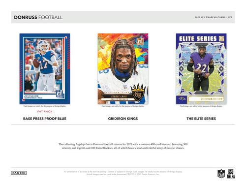 Panini Donruss Football 2025 - Mega Box
