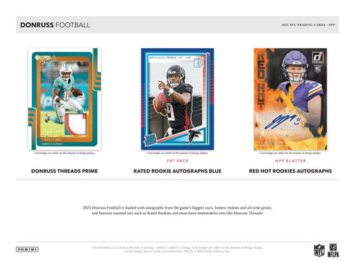 Panini Donruss Football 2025 - Mega Box
