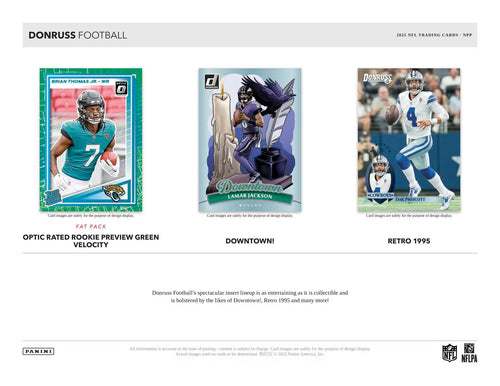 Panini Donruss Football 2025 - Mega Box