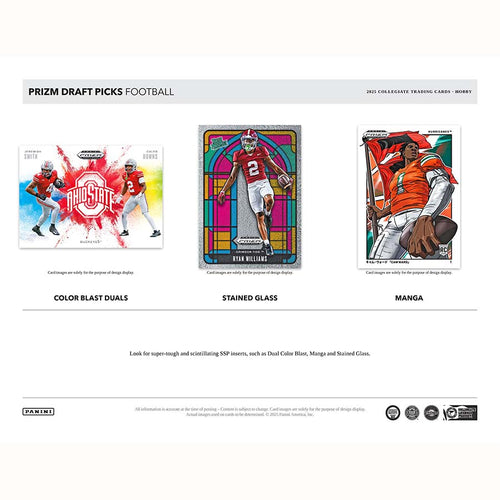 Panini Prizm Draft Picks College Football 2025 - Hobby Box