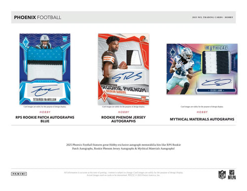 Panini Phoenix Football 2025 - Hobby Box