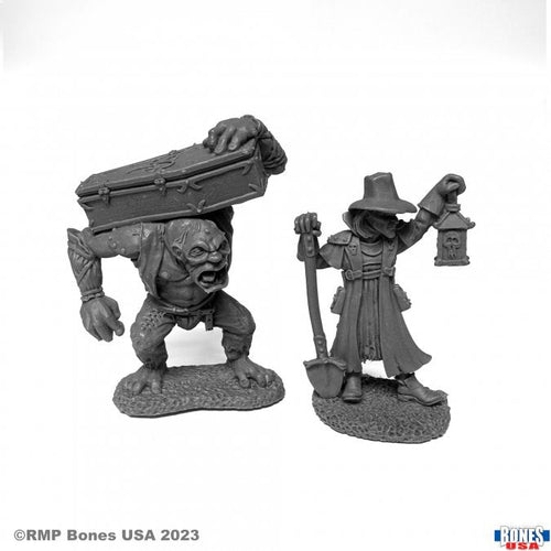 Reaper Bones USA: Townsfolk, Gravedigger and Henchman