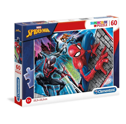 Spiderman Puslespil m. 60 brikker
