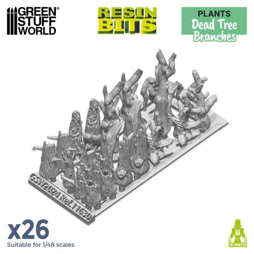Green Stuff World: 3D Printed Set - Dead Tree Brushes
