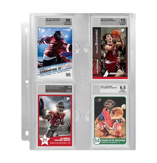 Ultra PRO 4-Pocket Page for Graded PSA Slabs