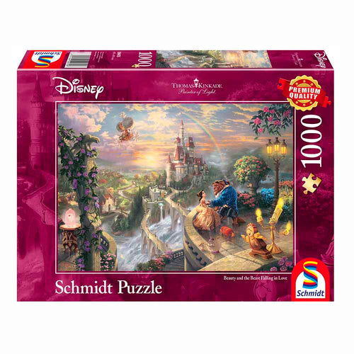 Thomas Kinkade: Disney - Beauty and the Beast - 1000 (Puslespil)