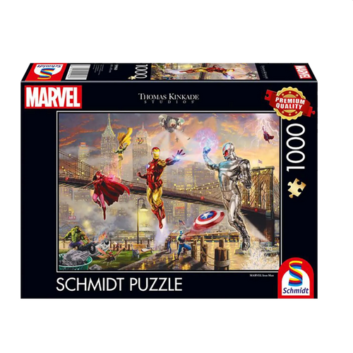 Thomas Kinkade: Marvel - Iron Man - 1000 (Puslespil)