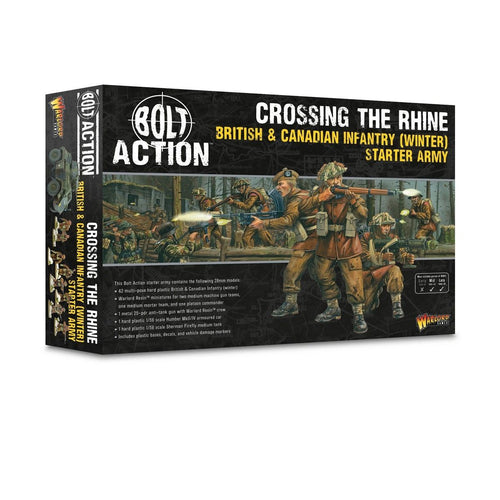 Bolt Action: British & Canadian Infantry (Winter) Starter Army "Crossing The Rhine"