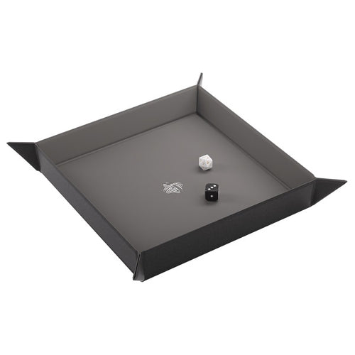 Gamegenic - Magnetic Dice Tray Square Black/Grey