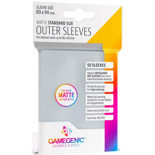 Gamegenic Outer Sleeves Matte Standard (50 Stk)