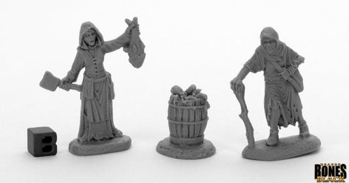 Reaper Bones - Townfolk: Fishwife and Crone