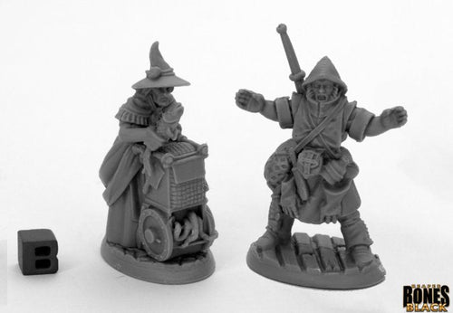 Reaper Bones - Townfolk: Fishmongers (2 Stk)
