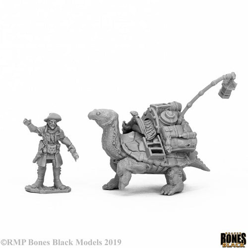 Reaper Bones Black - Dreadmere Pack Tortoise & Drayman