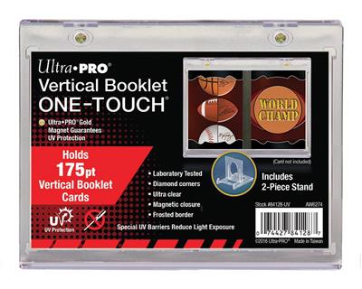 Ultra PRO Vertical Booklet Card Holder - UV One-Touch