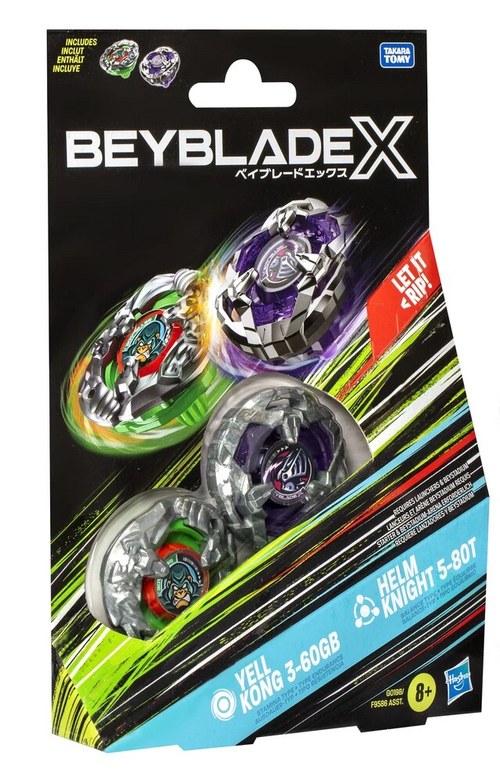 Beyblade X - Yell Kong 3-60GB & Helm Knight 5-80T Duel Pack
