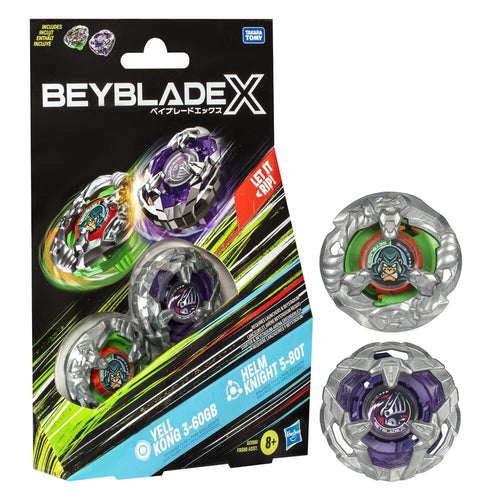 Beyblade X - Yell Kong 3-60GB & Helm Knight 5-80T Duel Pack