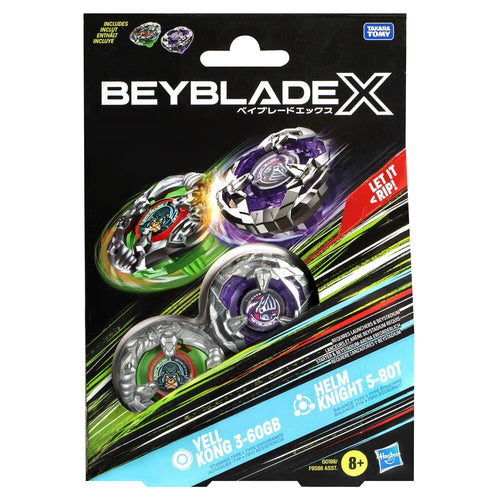 Beyblade X - Yell Kong 3-60GB & Helm Knight 5-80T Duel Pack
