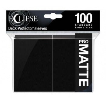 Ultra PRO Eclipse Matte Standard Sleeves - Jet Black (100)