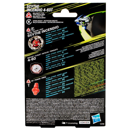 Beyblade X - Scythe Incendio 4-60T Balance Type