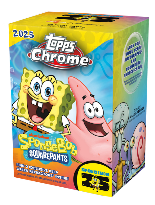 Topps Chrome Spongebob 25th Anniversary - Value Box