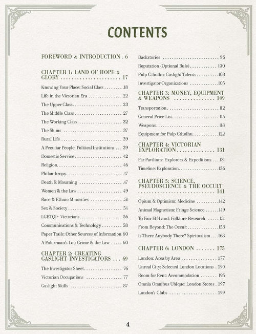 Call of Cthulhu RPG: Cthulhu by Gaslight - Investigator's Guide (Eng)