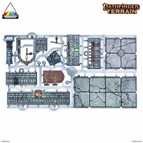 Dungeons & Lasers: Pathfinder Terrain: Abomination Vaults (Pre-Painted)