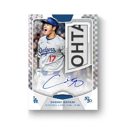 Topps Shohei Ohtani 50/50 Baseball 2024 - 10-Pack Box