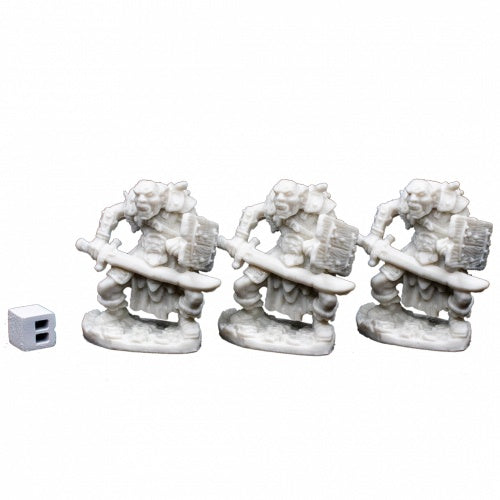 Reaper Bones - Orc Swordsmen (3 Stk)