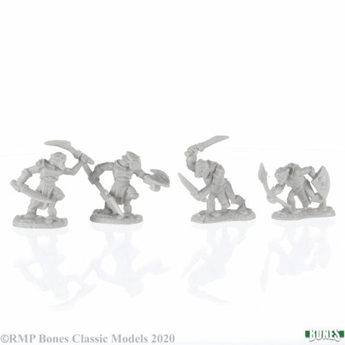 Reaper Bones: Armored Goblin Warriors (4 Stk)
