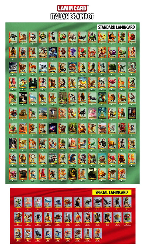 Lamincard Italian Brainrot - Booster Pack