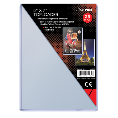 Ultra PRO 5" X 7" Toploader (25)