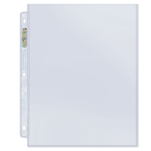 Ultra PRO 1-Pocket Platinum Page with 8.5" X 11" Pocket (100)