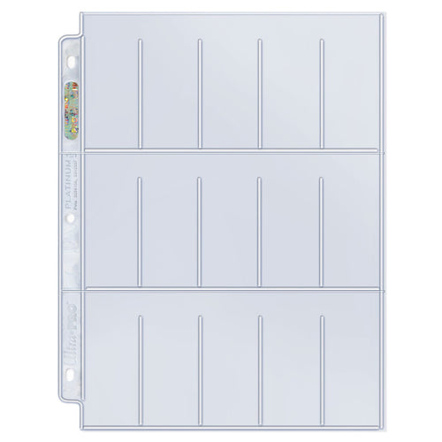 Ultra PRO 15-Pocket Platinum Page for Tobacco Cards (100)