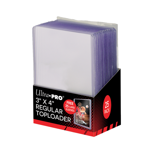 Ultra PRO 3" X 4" Clear Toploader with Penny Sleeves (25)