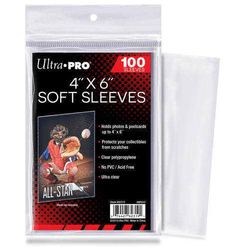Ultra PRO 4" x 6" Sleeves (100)
