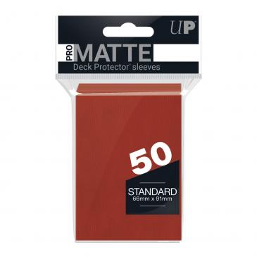 Ultra PRO PRO-Matte Standard Deck Protector sleeves - Red (50)