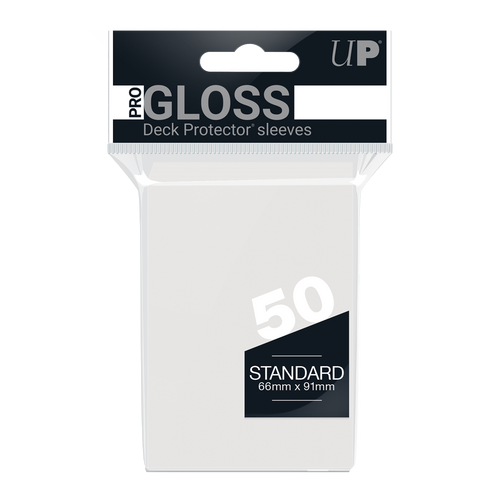 Ultra PRO PRO-Gloss Standard Deck Protector sleeves - Clear (50)