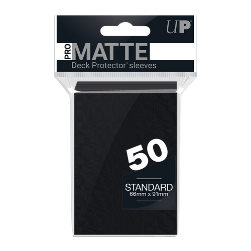 Ultra PRO PRO-Matte Standard Deck Protector sleeves - Black (50)